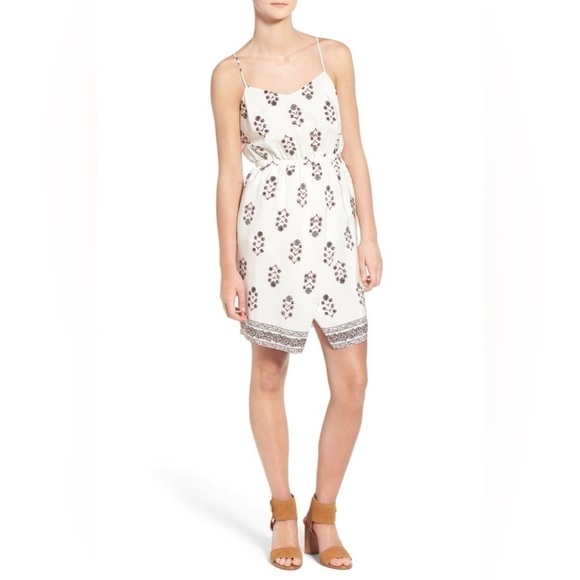 SILK Madewell Sandstar Cami Dress in Vine-floral sz. 2 - Picture 2 of 9